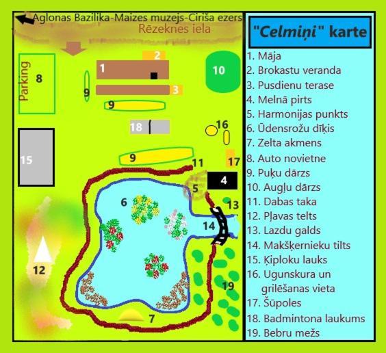 Idilliska Latgaliesu Lauku Maja Ar Melno Pirti Vila Aglona Exterior foto